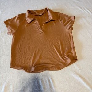 Ultralife Casual Brown Size Large  Croptop Shirt for Women